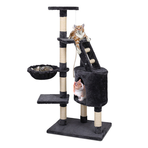 i.Pet Cat Tree 120cm Tower Scratching Post Scratcher Wood Condo House