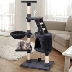 i.Pet Cat Tree 120cm Tower Scratching Post Scratcher Wood Condo House