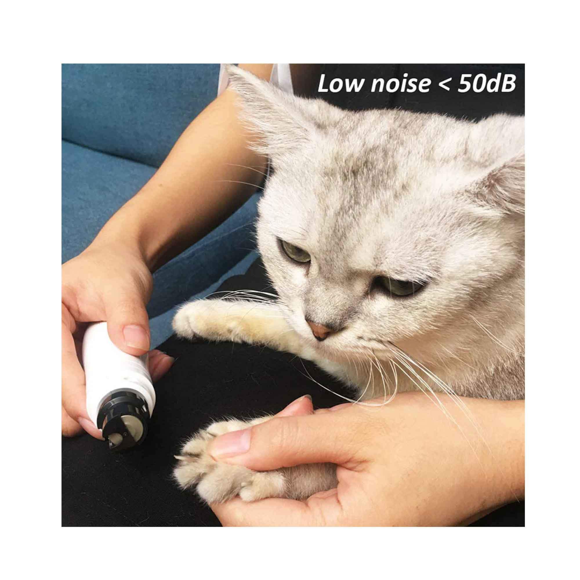 Pet Nail Grinder Dog Cat Electric Trimmer Turbo USB Rechargeable Claw